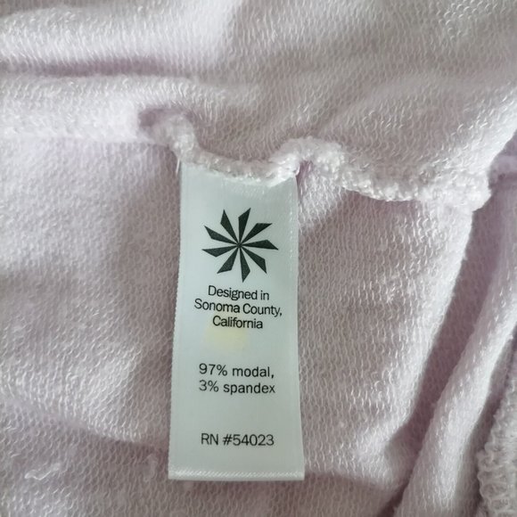 Athleta Womens Pale Pink Surplice Back Long Sleeve Blouse Top Size Small - Picture 7 of 8